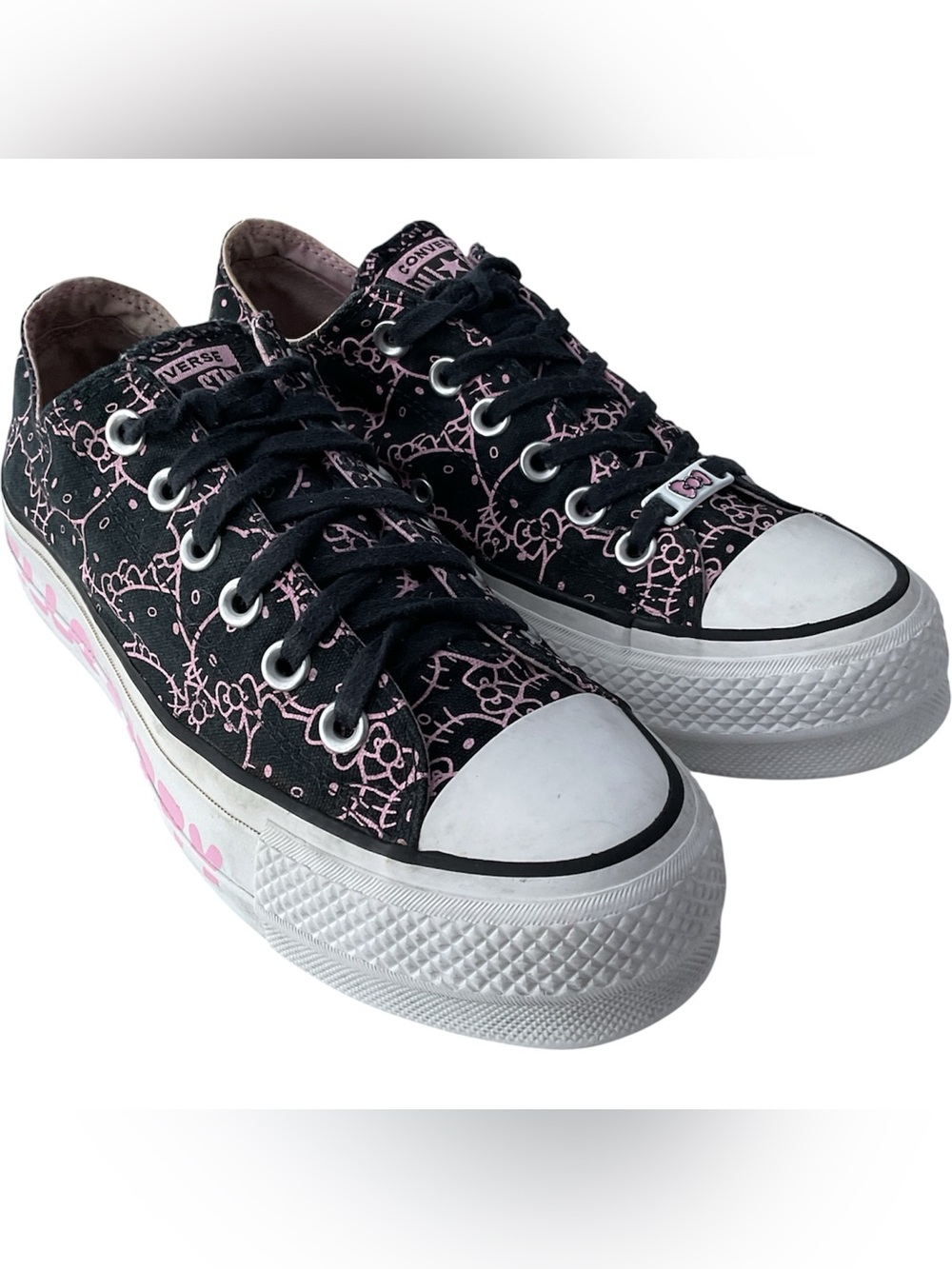 2018 Converse x Hello Kitty Chuck Taylor All Star Platform Shoes Women’s Size 7